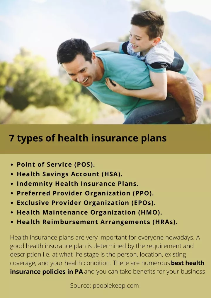 PPT - 7 types of health insurance plans PowerPoint ...