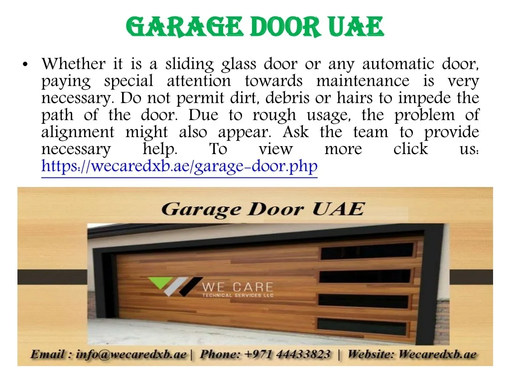 PPT Sliding Door Dubai PowerPoint Presentation, free download ID