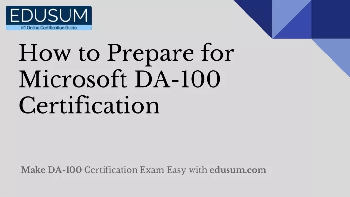 Valid DA-100 Exam Bootcamp