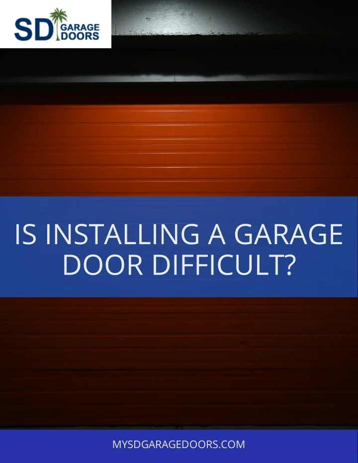PPT Garage Door Installation San Diego PowerPoint Presentation, free