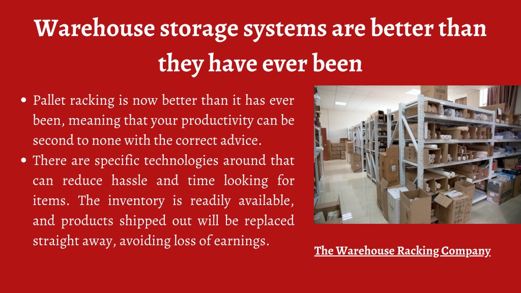 PPT - Six Benefits of Warehouse Racking Systems PowerPoint Presentation ...