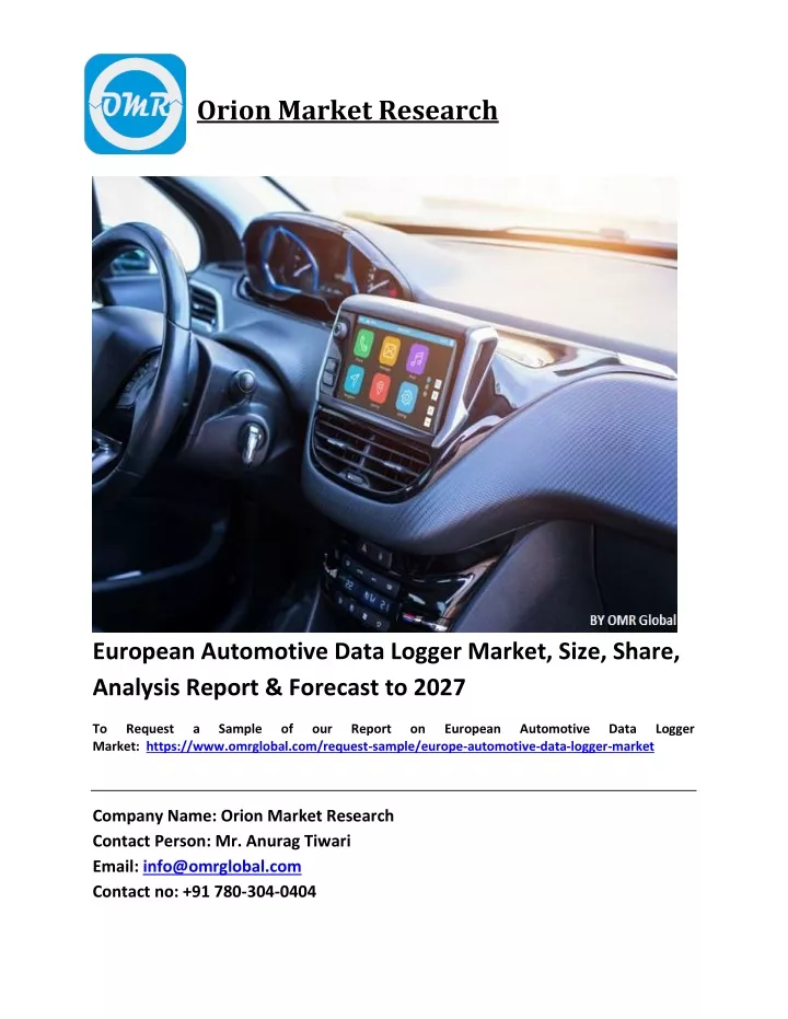 PPT - European Automotive Data Logger Market Trends, Size ...