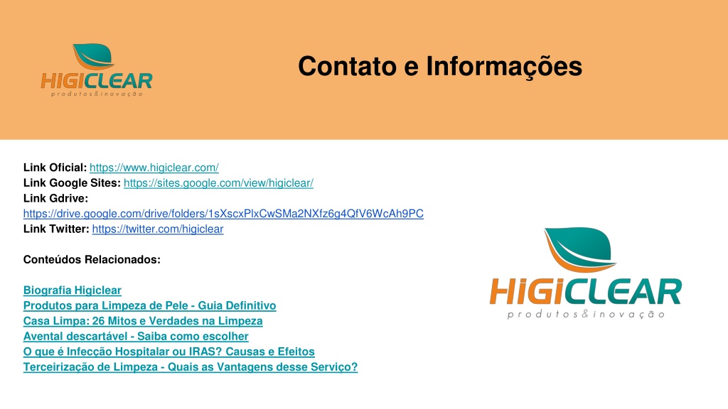 Ppt Produtos De Limpeza Higiclear Powerpoint Presentation Free Download Id10678928 0964