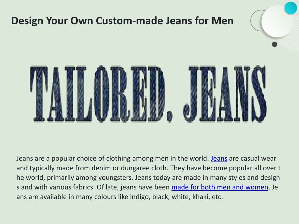 Design Your Own Custom Clothes