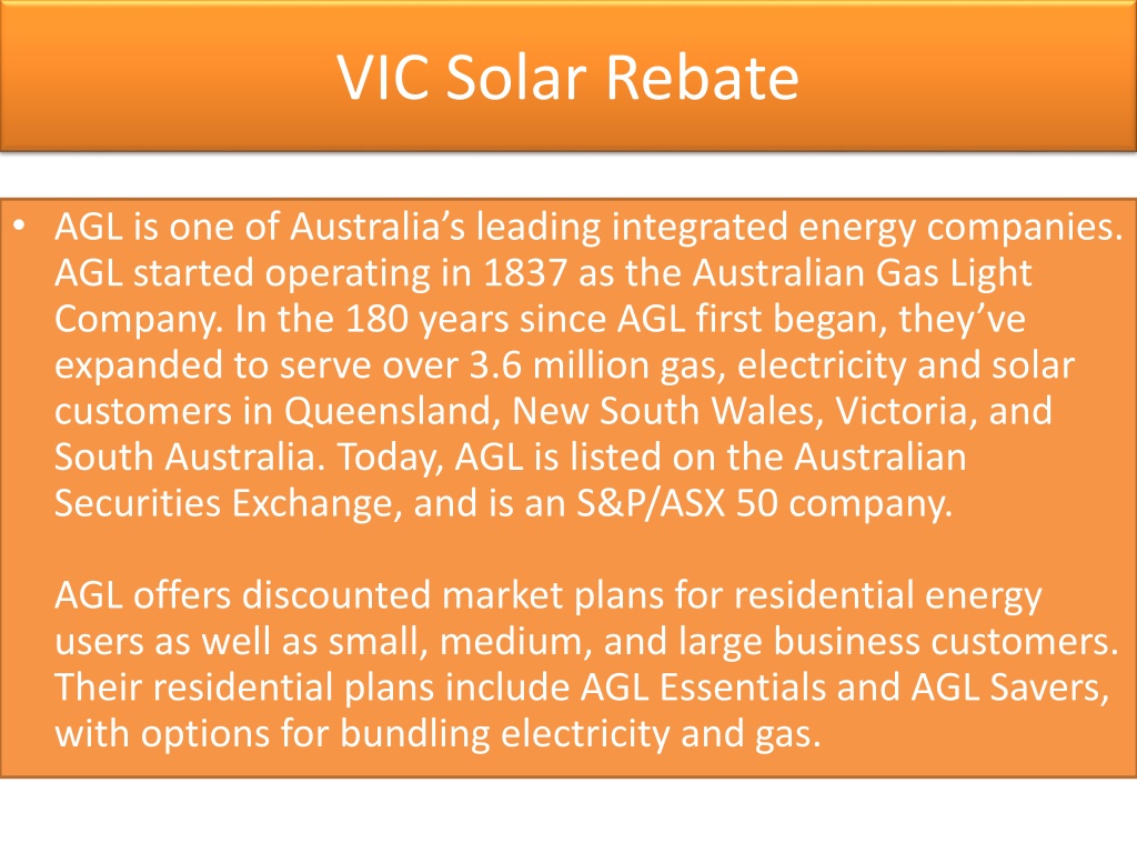 PPT VIC Solar Rebate PowerPoint Presentation Free Download ID 10681410