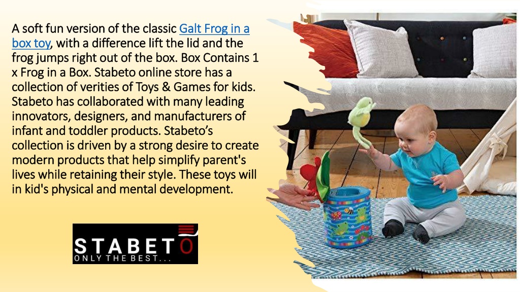 galt toys frog in a box