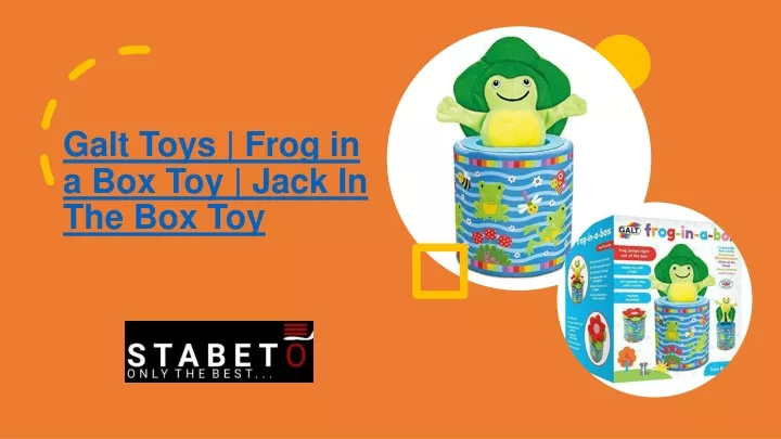 galt toys frog in a box