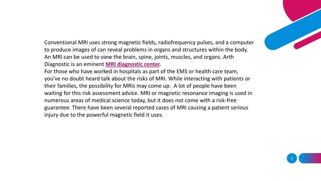 PPT - Benefits and Risks of MRI PowerPoint Presentation, free download ...