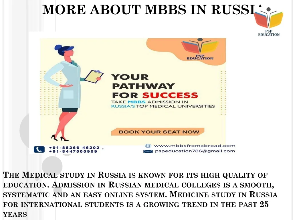 PPT - MBBS in Russia Is the Right Choice for Indian Students PowerPoint ...