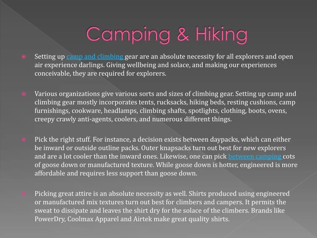 PPT Top 100 Camping & Hiking in Geelong PowerPoint Presentation, free download ID10683017