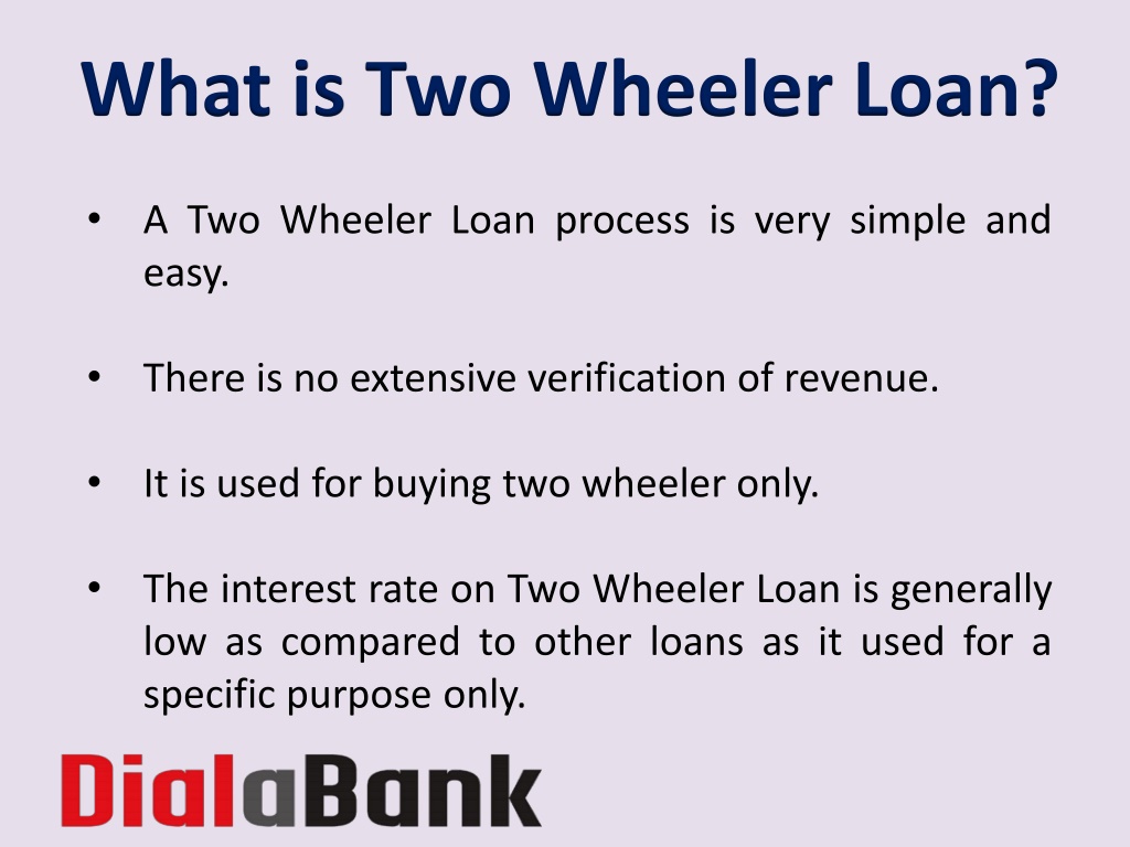 PPT Two Wheeler Loan PowerPoint Presentation, free download ID10683256