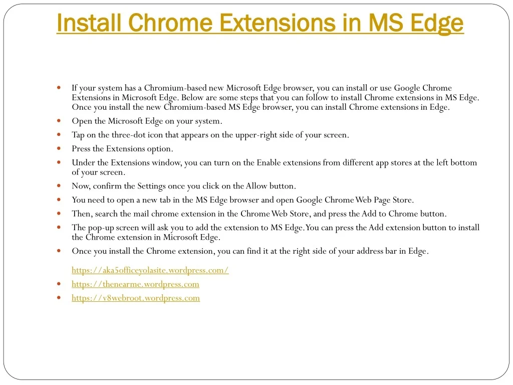 PPT Get Microsoft Edge Extensions On Windows 11 Store PowerPoint 