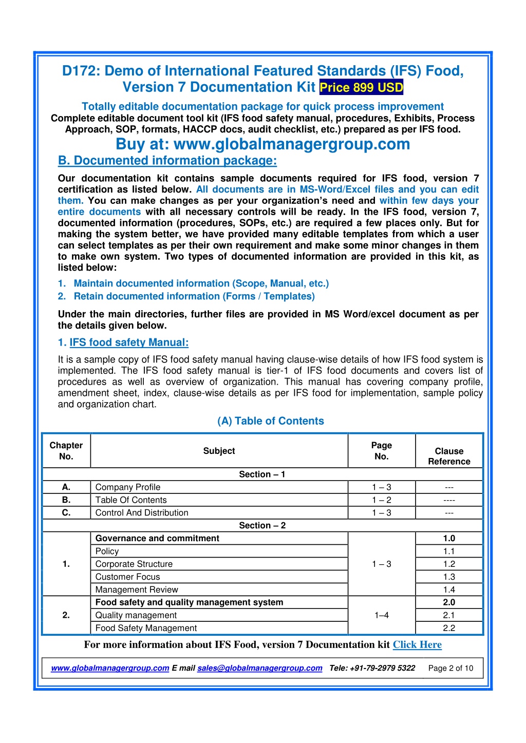 PPT - IFS Food (version 7) Documents PowerPoint Presentation, Free ...