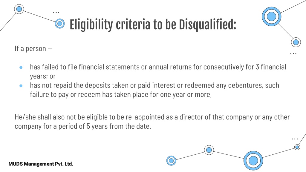 Ppt Removal Of Directors Disqualification Muds Management Powerpoint Presentation Id10685534 3891