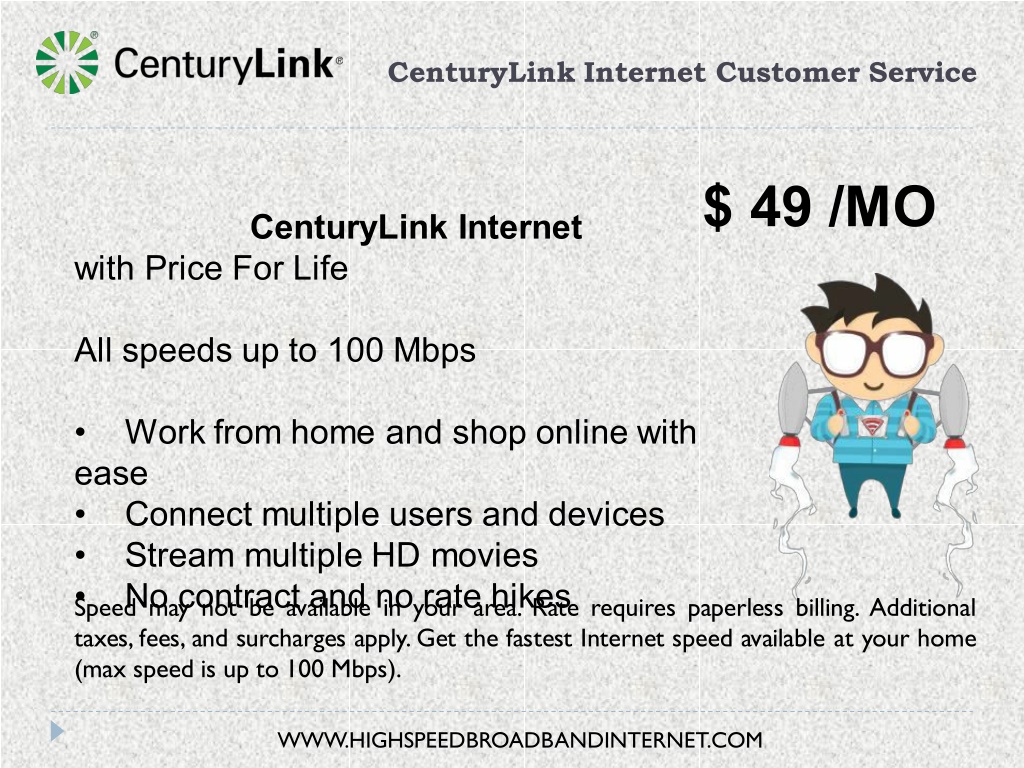 PPT CenturyLink Customer Service PowerPoint Presentation