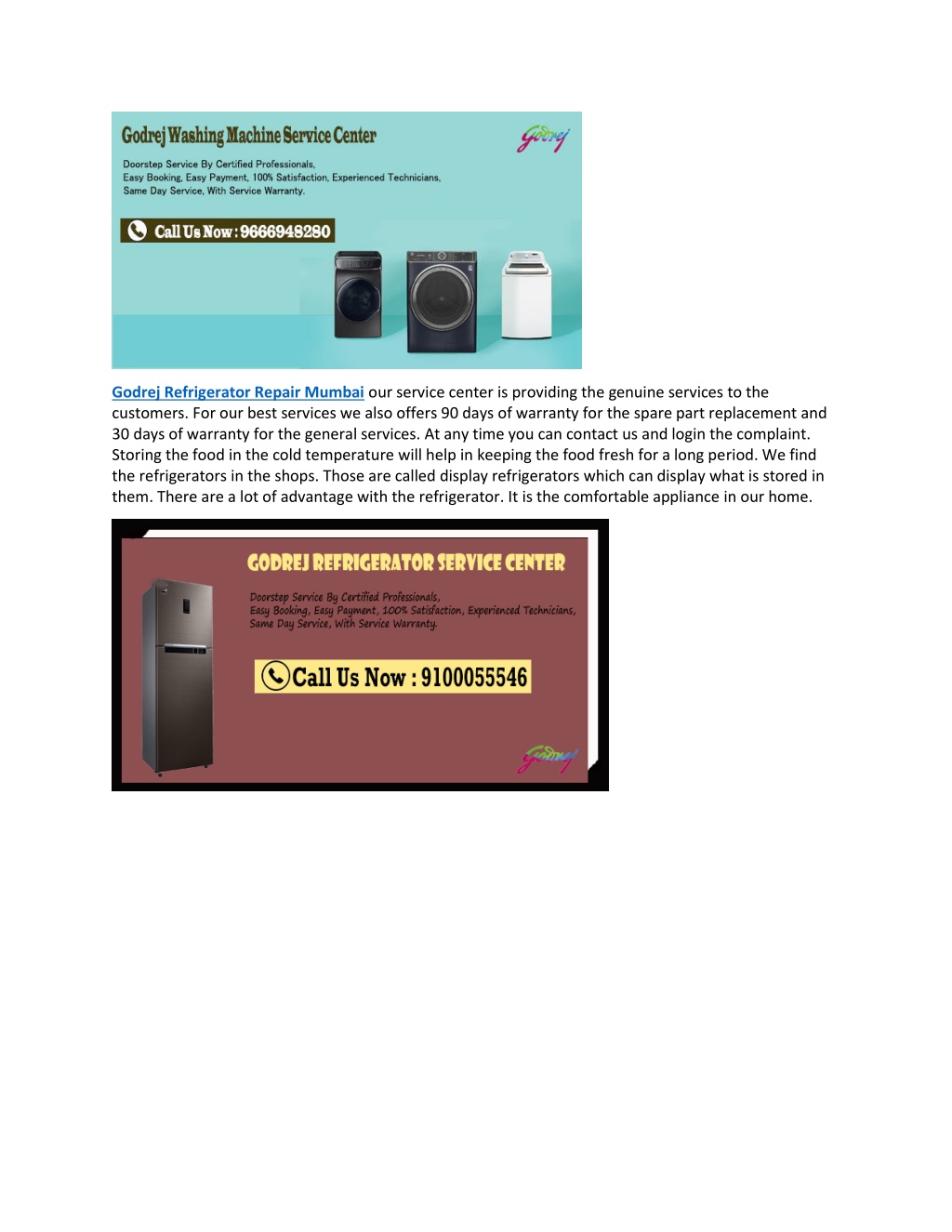 PPT Godrej Service Center Mumbai PowerPoint Presentation, free