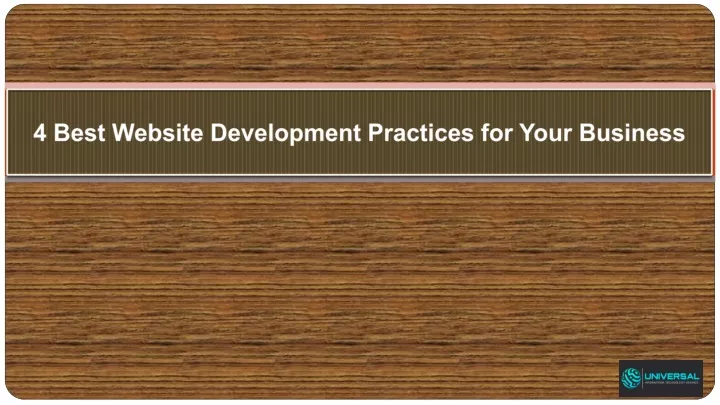 PPT - 4 Best Web Development Practices In 2021 PowerPoint Presentation ...