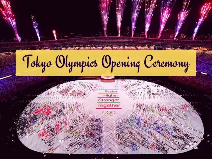tokyo olympics opening ceremony n.