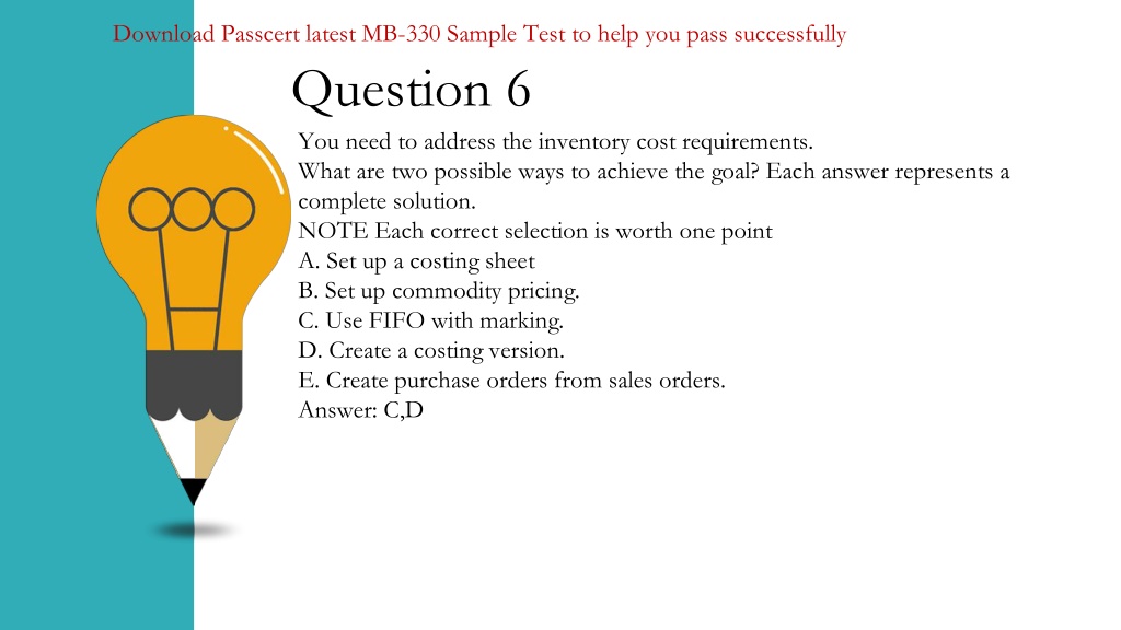 Exam MB-330 Questions Answers