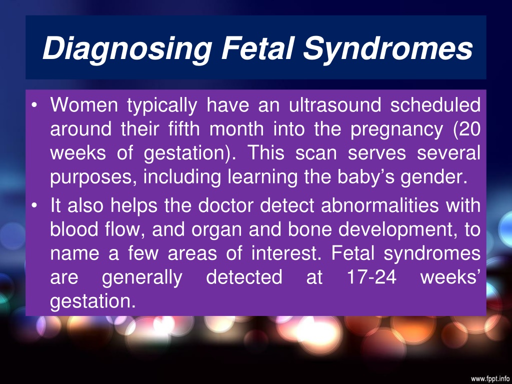 Ppt Fetal Syndromes Diagnosis Treatment And Outcomes Powerpoint Presentation Id 10692633