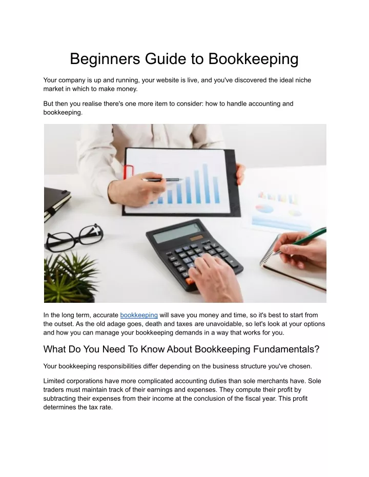 PPT - Beginners Guide To Bookkeeping (1) PowerPoint Presentation, Free ...