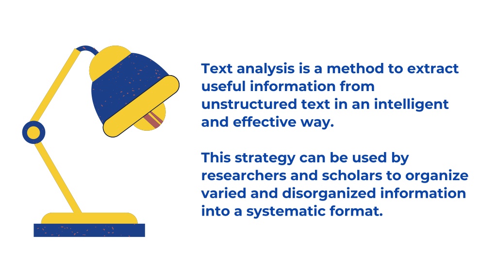 text analysis on research