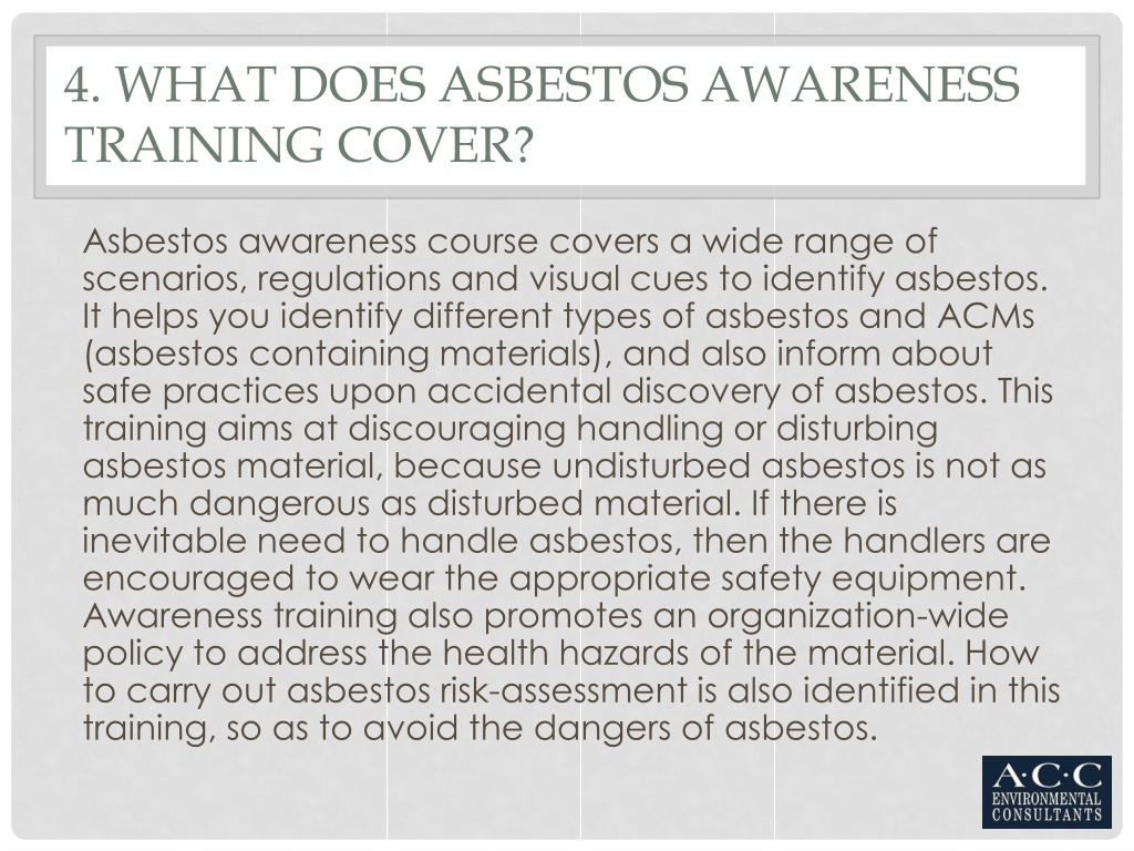 PPT - Why Is Asbestos Awareness Training Important PowerPoint ...