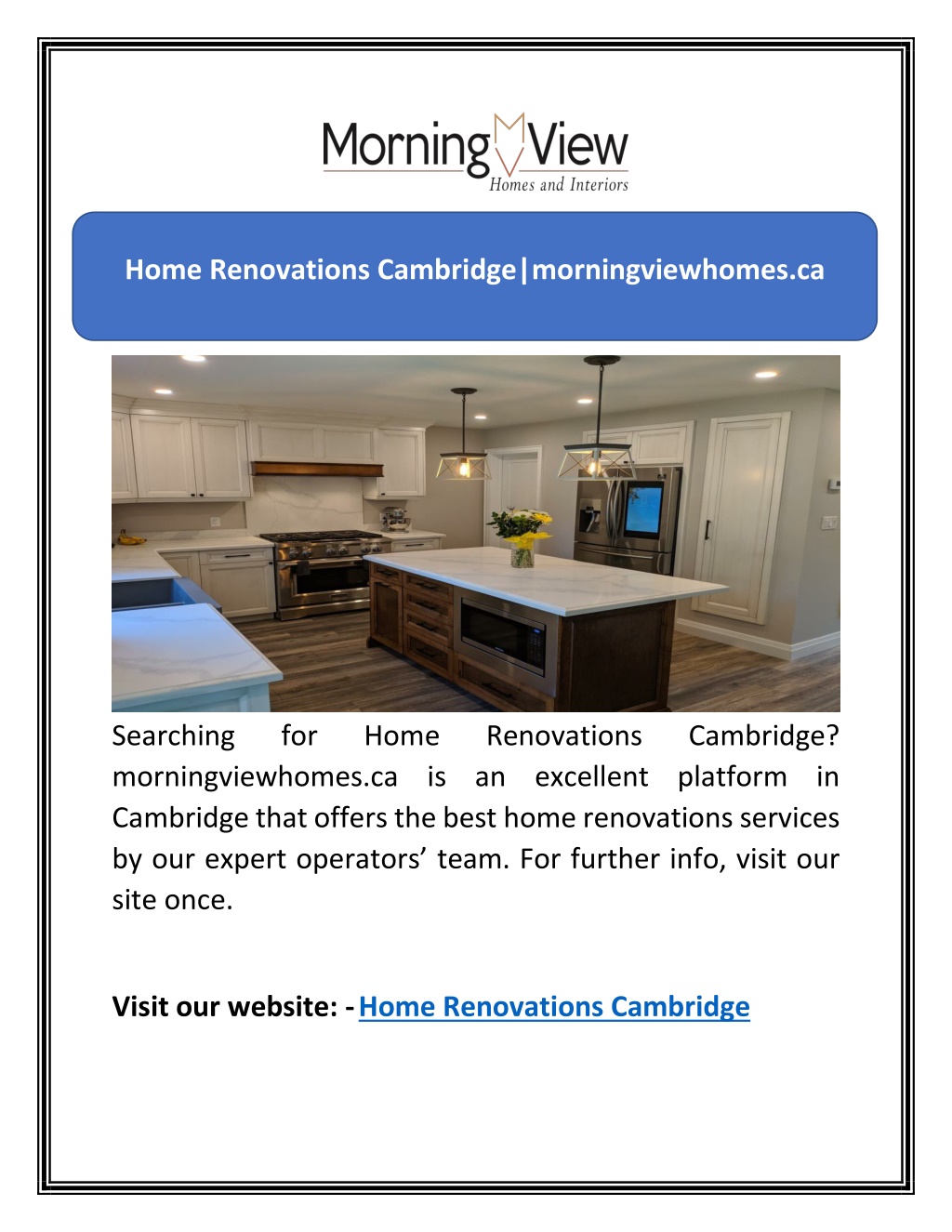 Ppt - Home Renovations Cambridge