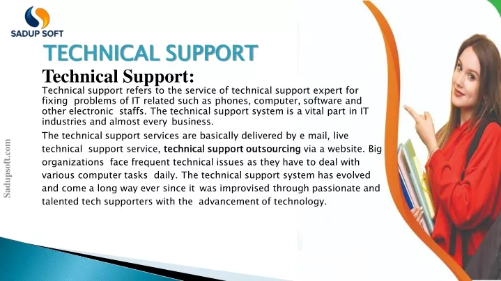 presentation technical support