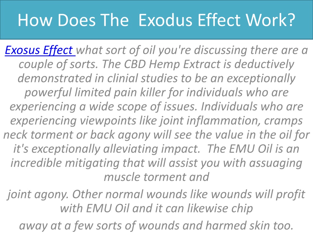 PPT - How Does The Exodus Effect Work PowerPoint Presentation, free ...