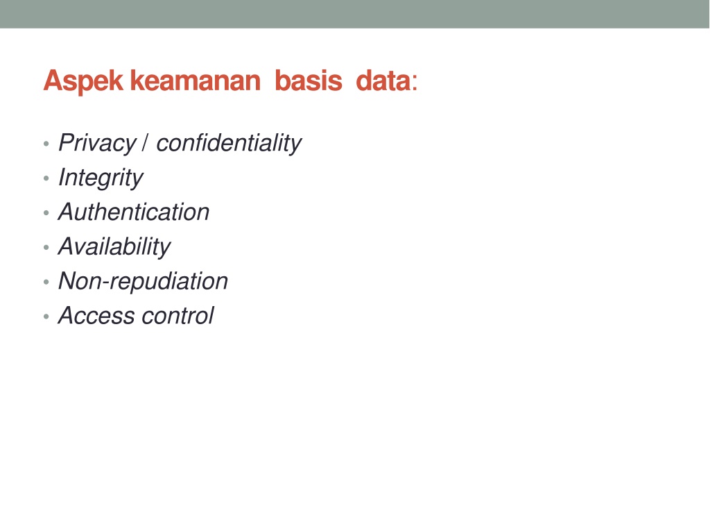 PPT - 06-Keamanan_basisdata PowerPoint Presentation, Free Download - ID ...