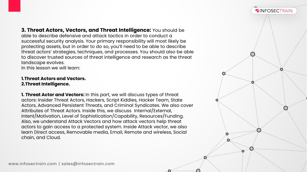 PPT - CompTIA Security Plus SY0-601 Domain 1 Attacks, Threats, And ...