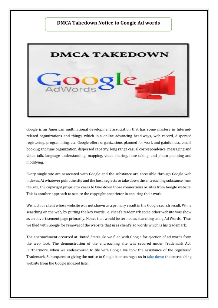 i got a dmca notice