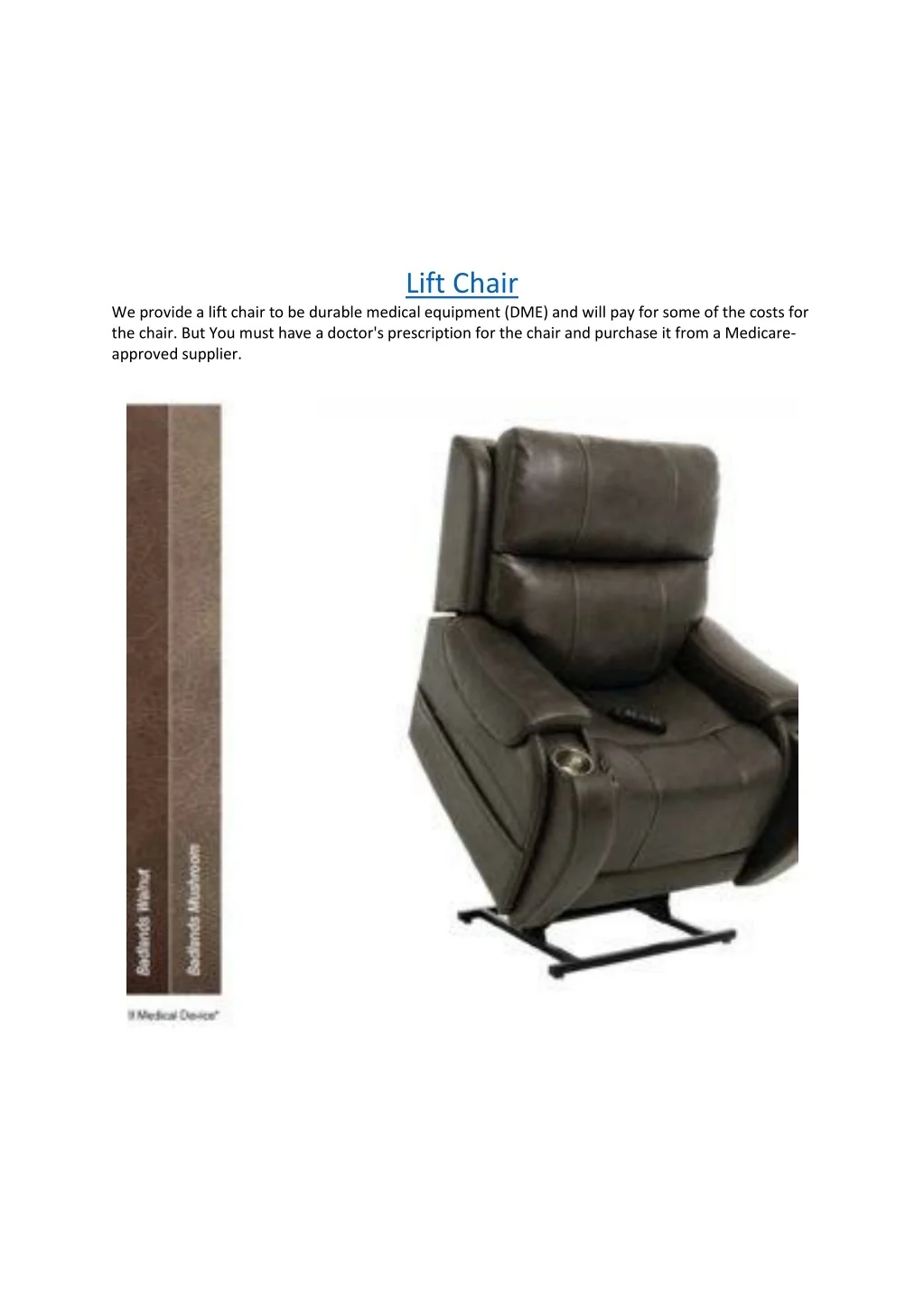 PPT Lift Chair Recliner Rental PowerPoint Presentation, free download