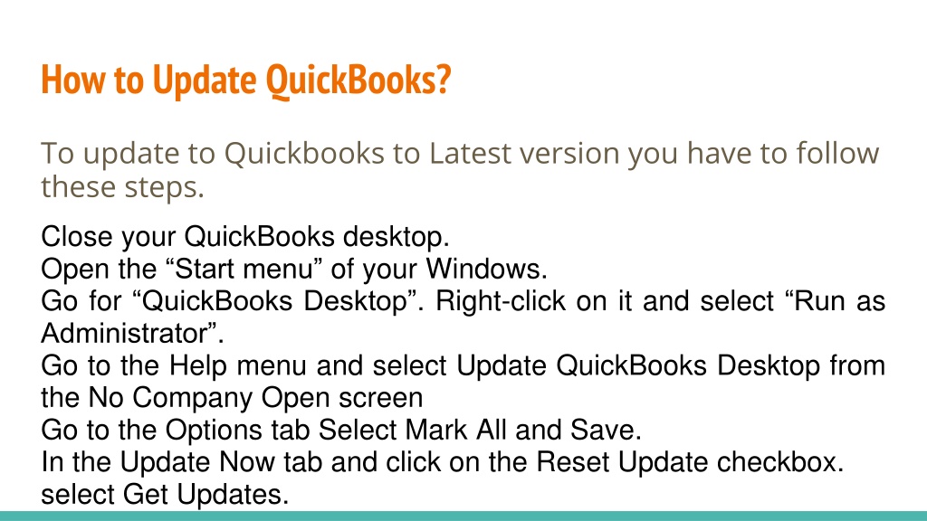 PPT How To Update QuickBooks Desktop_ PowerPoint Presentation, free