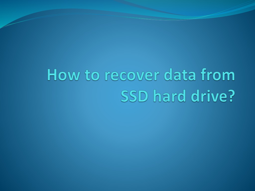 how to recover files for a dead mac ssd