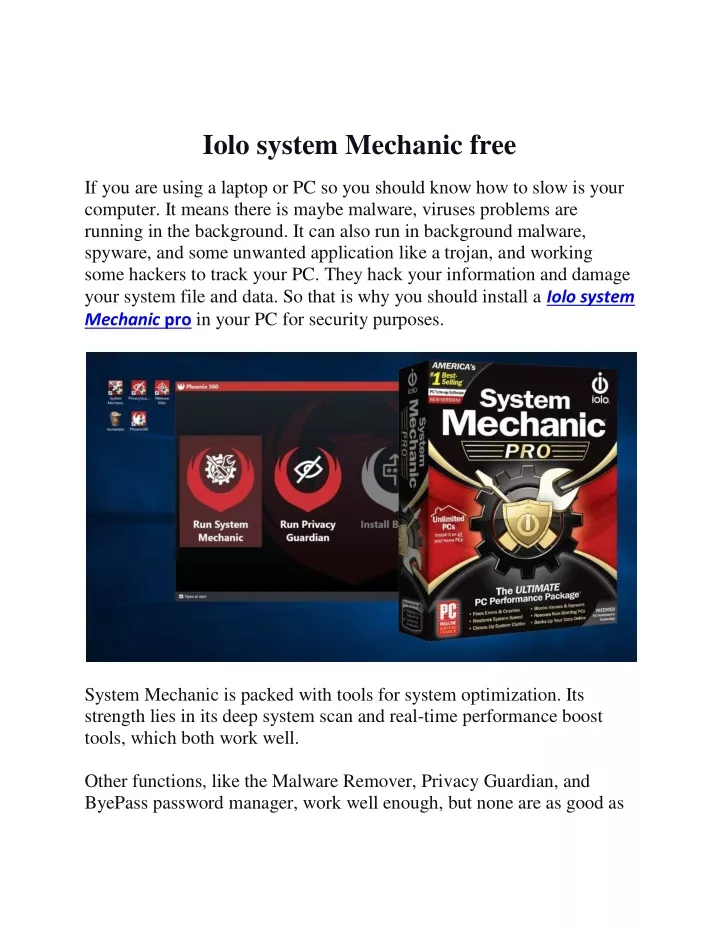 iolo system mechanic full download