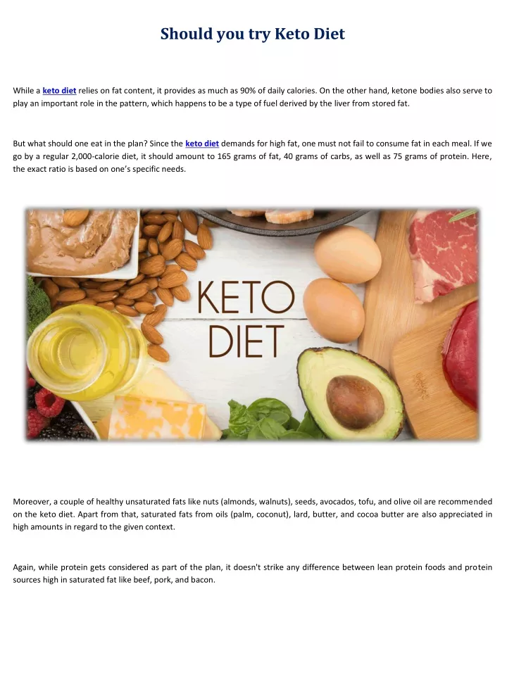 PPT - Should You Try Keto Diet PowerPoint Presentation, Free Download ...