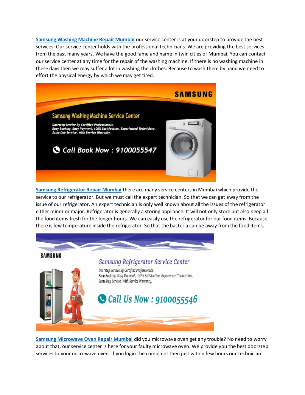 Samsung Washing Machine Repair In Mumbai PPT - Samsung Washing Machine Repair Mumbai PowerPoint Presentation