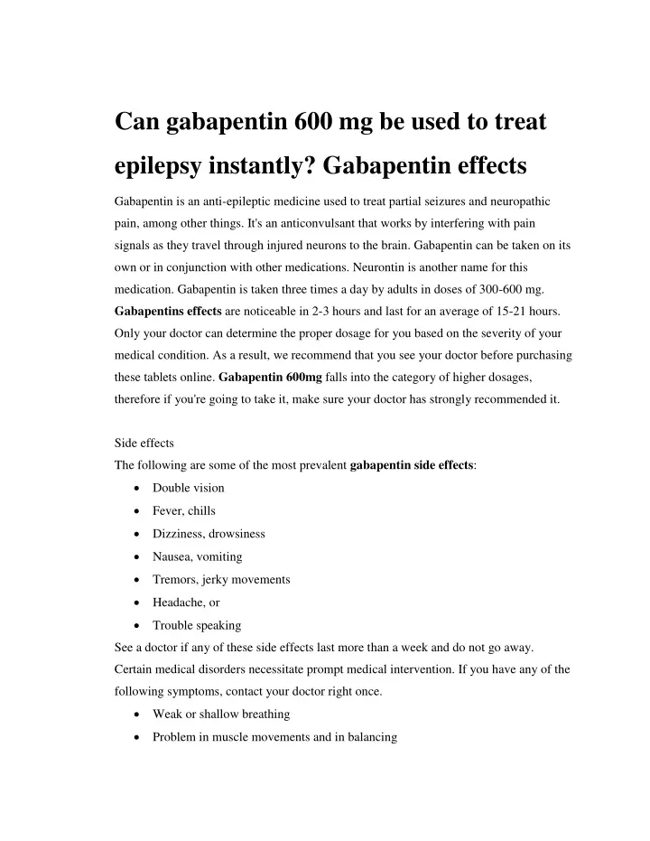 can gabapentin mess with your heart