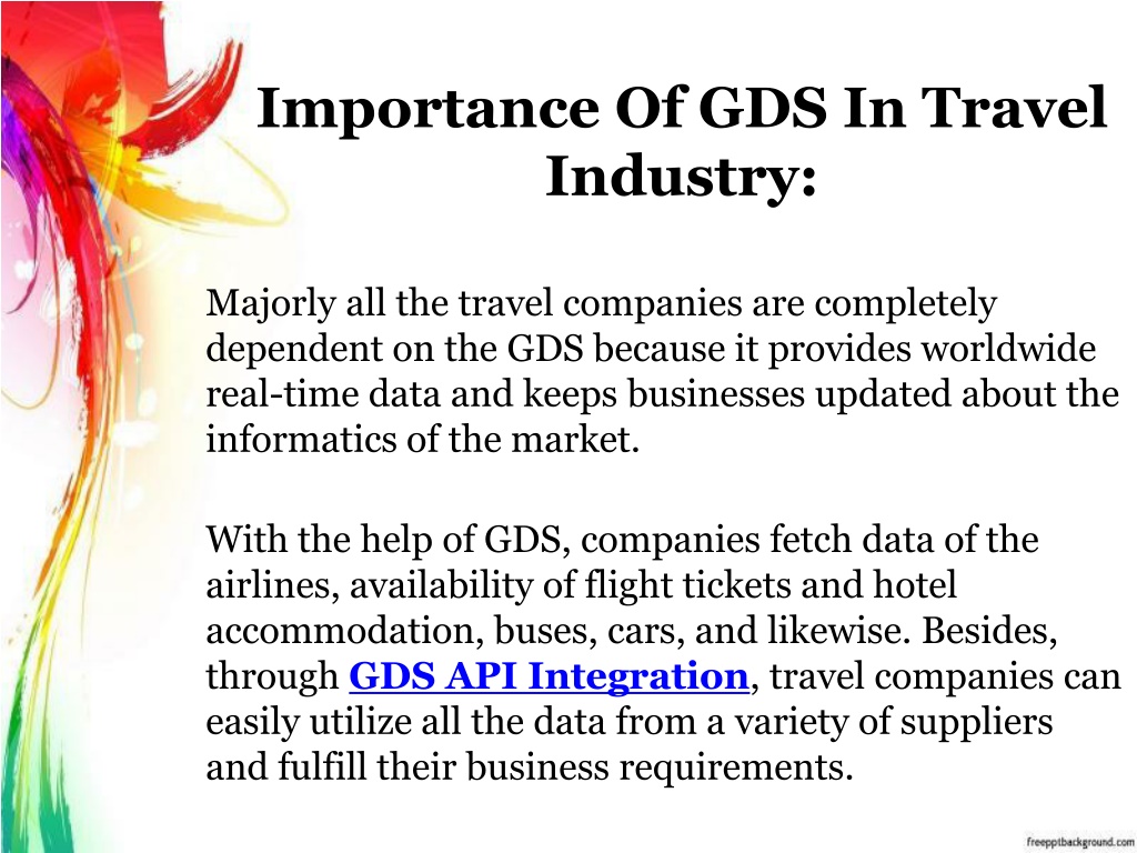 importance of gds in travel industry