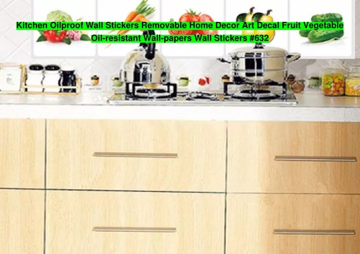 kitchen oil proof wall stickers