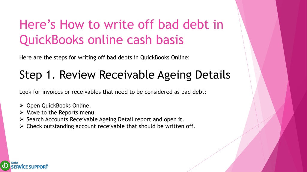 ppt-verify-steps-to-eliminate-of-writing-off-bad-debts-in-quickbooks