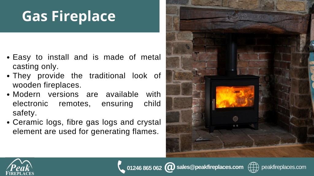 creative writing description of fireplace gas