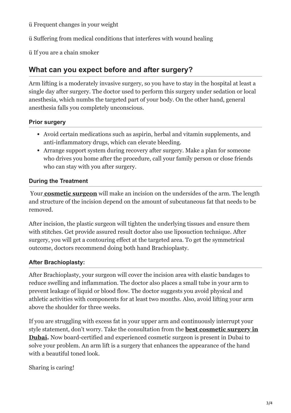 PPT All the facts about Arm Lifts ( Brachioplasty ) Surgery PowerPoint Presentation ID10712571