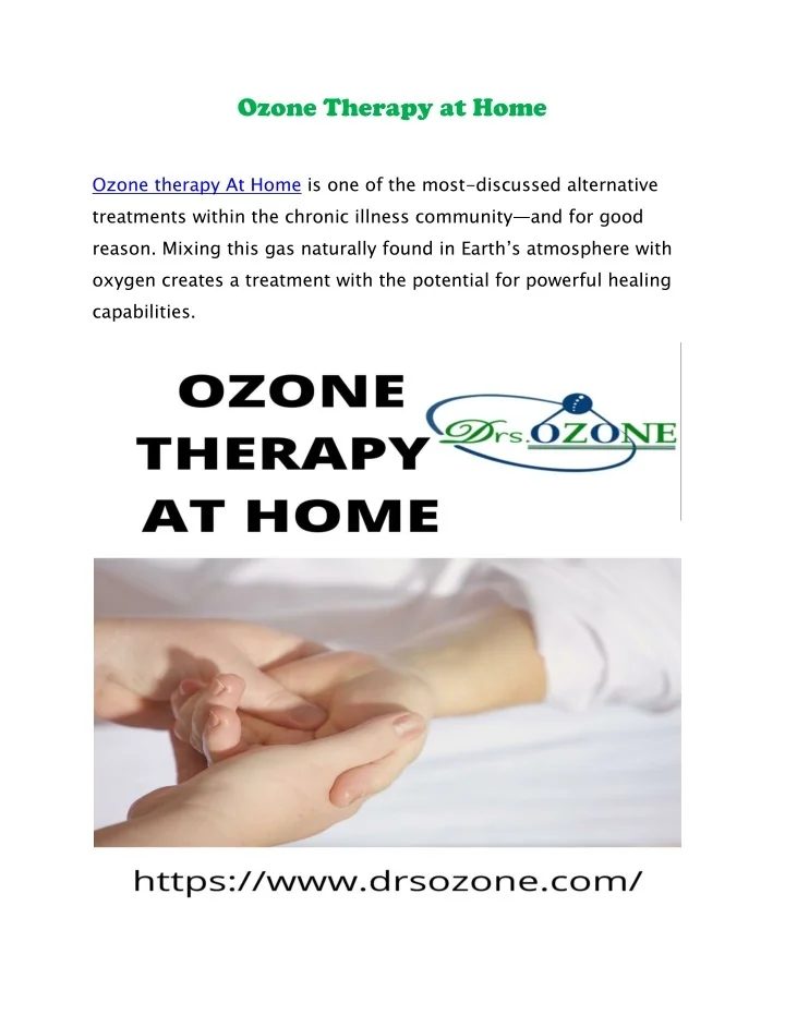 PPT ozone therapy at home. PowerPoint Presentation, free download