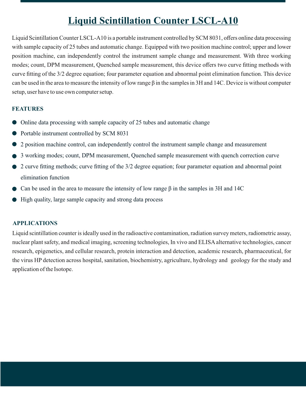 PPT - Liquid-Scintillation-Counter-LSCL-A10 PowerPoint Presentation ...