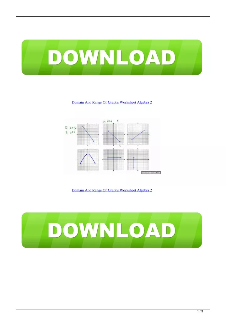 ppt-domain-and-range-of-graphs-worksheet-algebra-2-powerpoint-presentation-id-10722914