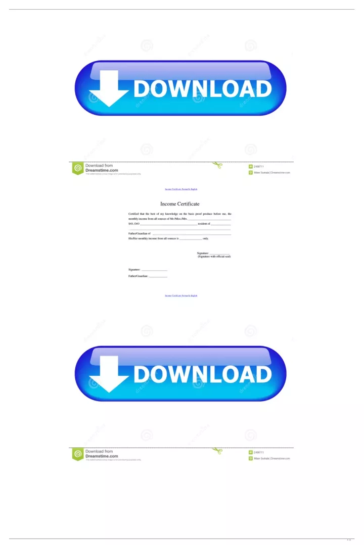 PPT - Income Certificate Format In English PowerPoint ...