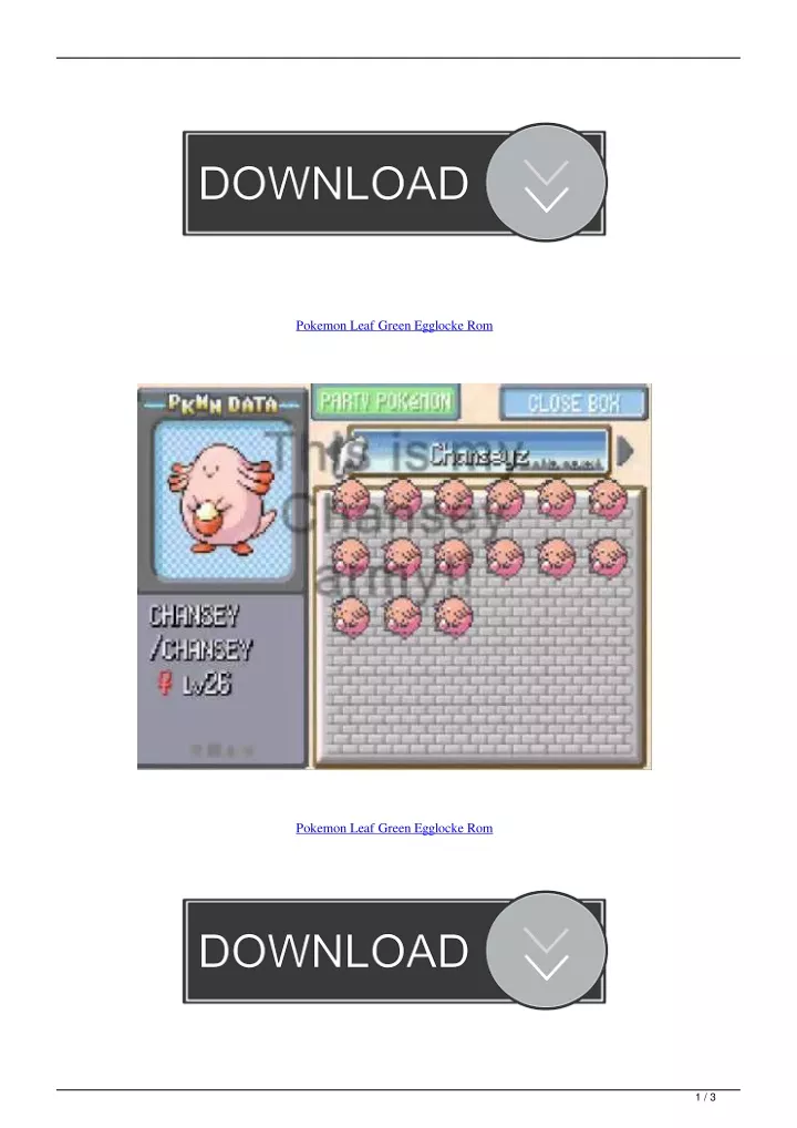 pokemon egglocke rom download